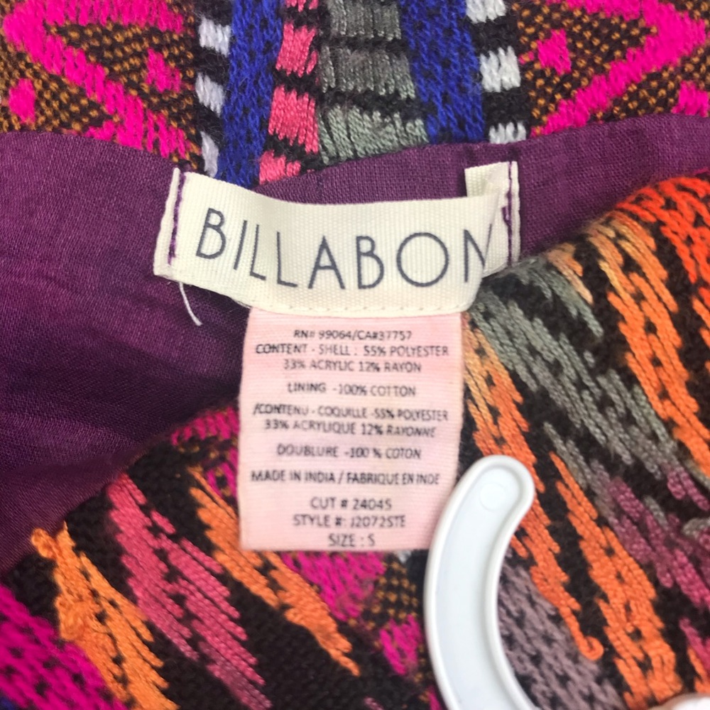 Sold* Billabong tribal patterned Boho Shorts hippy - Picture 5 of 6
